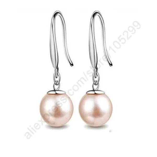 10mm Ball Round Fresh Water Pearl Woman Earrings Shiny 925 Sterling Silver French Hook Earwires Earring Lady Jewelry
10mm Ball Round Fresh Water Pearl Woman Earrings Shiny 925 Sterling Silver French Hook Earwires Earring Lady Jewelry
