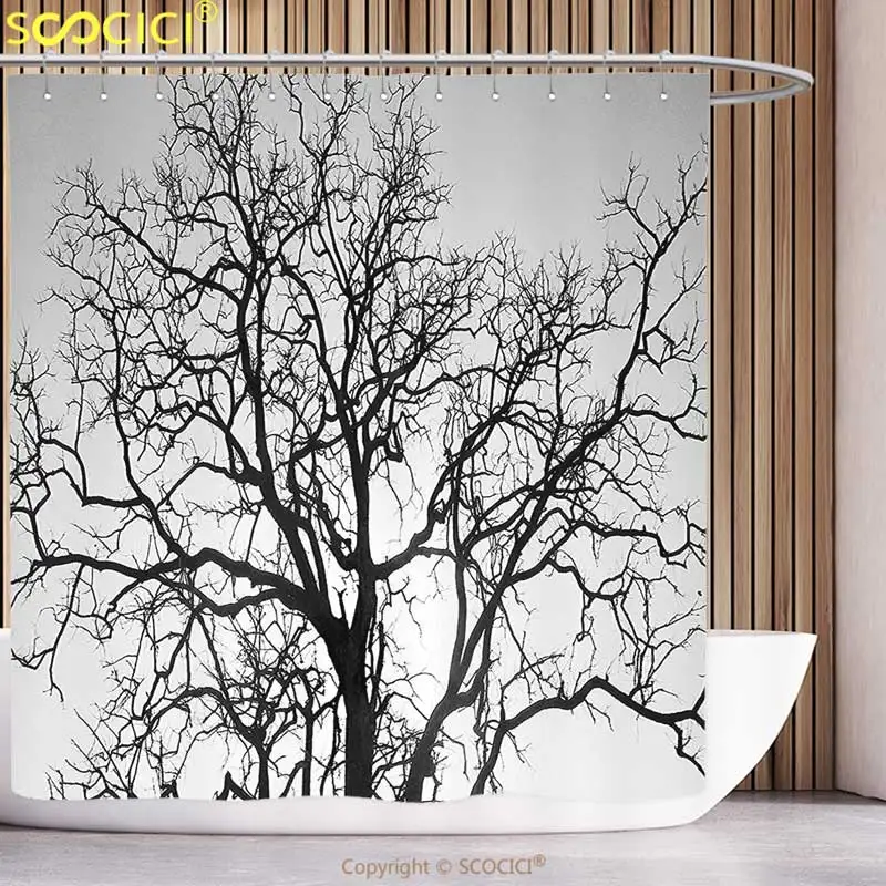 Funky Shower Curtain Forest Dead Old Branches Arms Limbs Sadness Symbol Tree of Life Offshoot Picture Grey Black Bathroom Decor
Funky Shower Curtain Forest Dead Old Branches Arms Limbs Sadness Symbol Tree of Life Offshoot Picture Grey Black Bathroom Decor