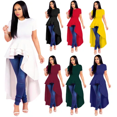 2018 African Dashiki Round neck short sleeve pleat irregular dress T-shirt Lovely Bazin Suit For Lady Free Shipping
2018 African Dashiki Round neck short sleeve pleat irregular dress T-shirt Lovely Bazin Suit For Lady Free Shipping