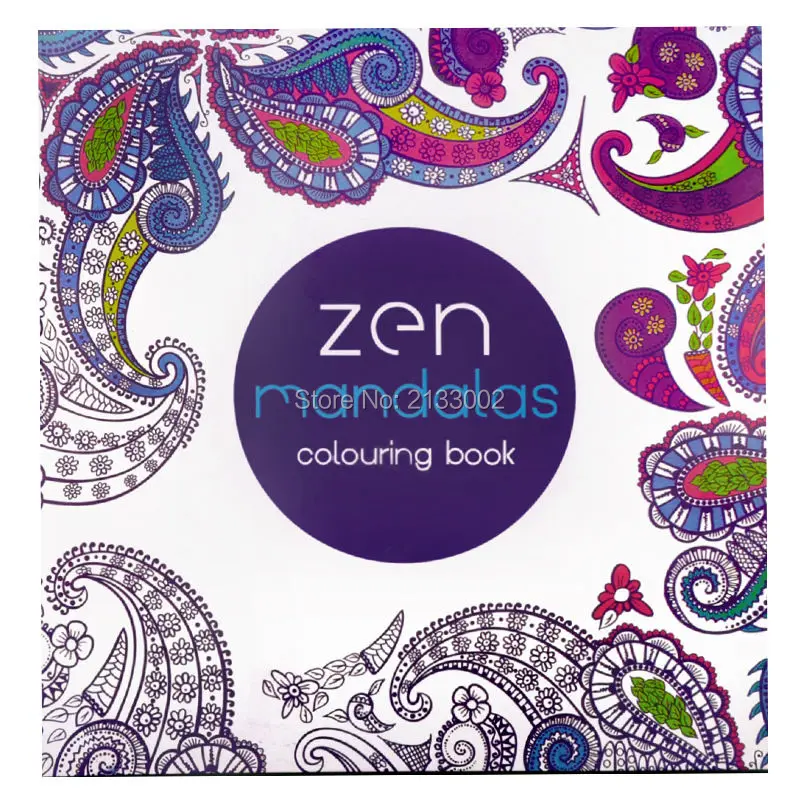 128 Pages Mandalas Coloring Books Relieve Stress Graffiti Painting Drawing Secret Garden Art Colouring For