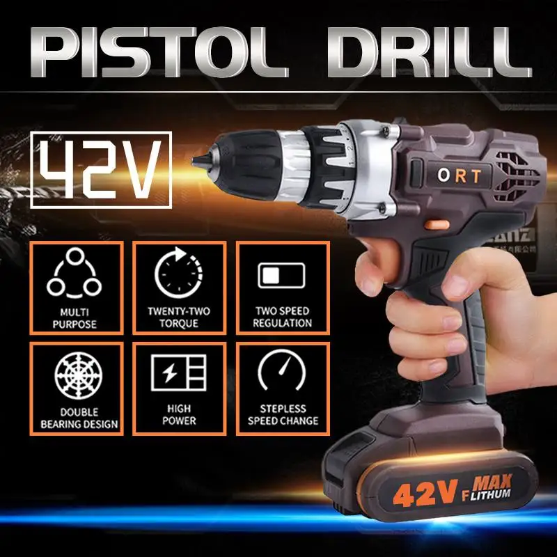 36V LED Light Battery Charge Electric Screwdriver Brushless Cordless Screwdriver Impact Drill 38Nm Torque Adjust Electric Driver
36V LED Light Battery Charge Electric Screwdriver Brushless Cordless Screwdriver Impact Drill 38Nm Torque Adjust Electric Driver