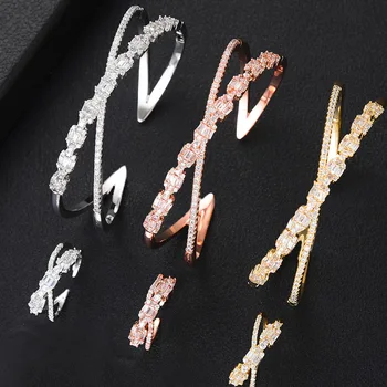 GODKI Luxury Trendy Jewelry Sets For Women Wedding Zircon Crystal CZ Dubai Bridal Bangle Ring Sets aretes de mujer modernos 2019
GODKI Luxury Trendy Jewelry Sets For Women Wedding Zircon Crystal CZ Dubai Bridal Bangle Ring Sets aretes de mujer modernos 2019