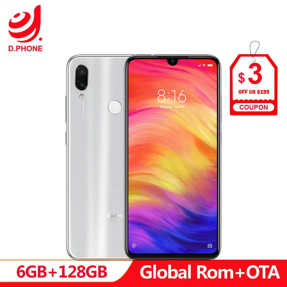 Support OTA Update Global Rom Xiaomi Redmi Note 7 Pro 6GB 128GB Octa Core Processor 48MP IMX586 Camera 4000mAh Smartphone
Support OTA Update Global Rom Xiaomi Redmi Note 7 Pro 6GB 128GB Octa Core Processor 48MP IMX586 Camera 4000mAh Smartphone