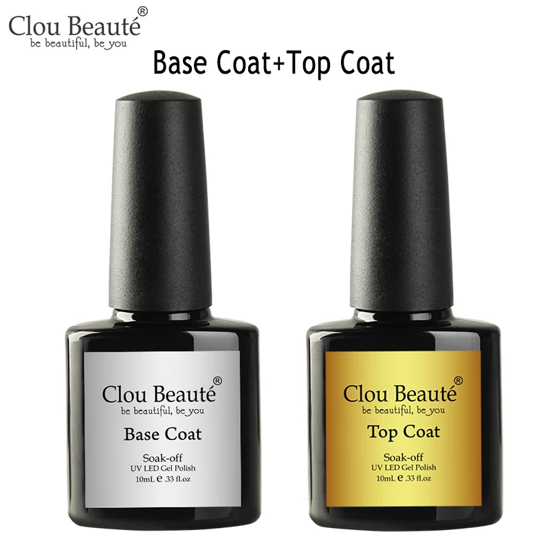 Clou Beaute 10ml Transparent Nail Gel Base Coat No Wipe Top Coat Bling UV Gel Nail Polish Vernis Semi Permanent Lacquer Lak
Clou Beaute 10ml Transparent Nail Gel Base Coat No Wipe Top Coat Bling UV Gel Nail Polish Vernis Semi Permanent Lacquer Lak