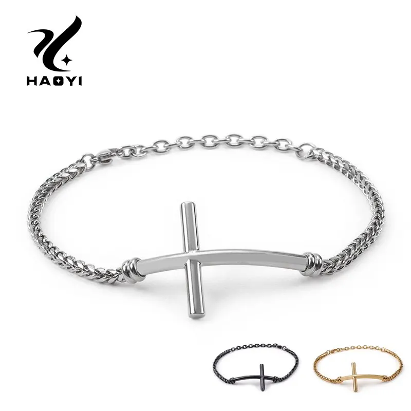 New Stainless Steel Cross Bracelet For Men Gift Fashion Classic Link Chain Charm Jewelry For Male Metal Accessories
New Stainless Steel Cross Bracelet For Men Gift Fashion Classic Link Chain Charm Jewelry For Male Metal Accessories