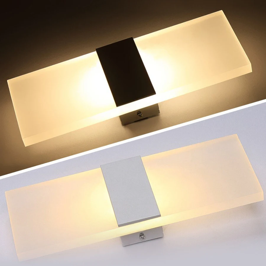 6w Led Acrylic Wall Lamp Ac85-265v Wall Mounted Sconce Lights Lamp Decorative Living Room Bedroom Corridor Wall Lights
6w Led Acrylic Wall Lamp Ac85-265v Wall Mounted Sconce Lights Lamp Decorative Living Room Bedroom Corridor Wall Lights