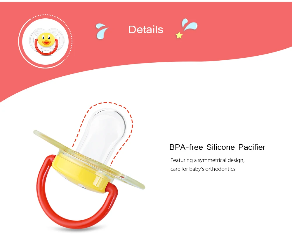 AVENT 2Pcs Silicone Nipple 0-18 Months Dummy Baby Soother Toddler Orthodontic Nipples (6)