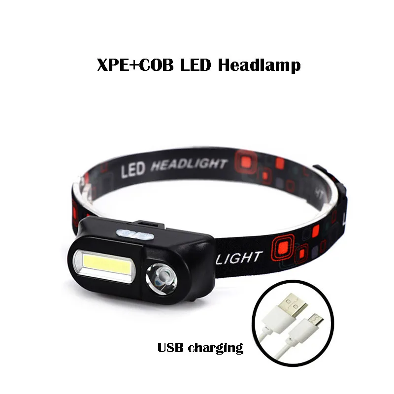 Mini COB+XPE LED Headlamp USB Charging Portable Night Light Head Flashlight Torch Lanterna For Outdoor Camping Night Fishing
Mini COB+XPE LED Headlamp USB Charging Portable Night Light Head Flashlight Torch Lanterna For Outdoor Camping Night Fishing