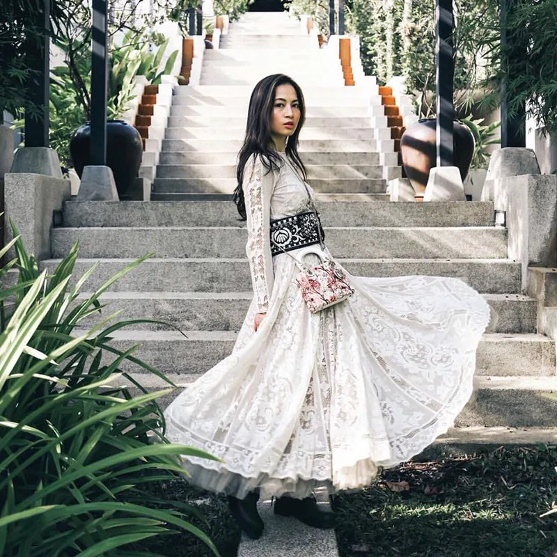 Early Spring 2019 Holiday Custom Beautiful Openwork Lace Fairy Skirt High Quality Skirt Silk Lining Silk
Early Spring 2019 Holiday Custom Beautiful Openwork Lace Fairy Skirt High Quality Skirt Silk Lining Silk