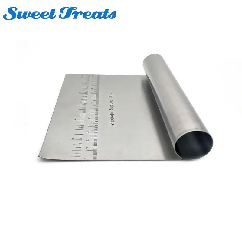 1 шт. Кондитерский Резак Sweettreats из нержавеющей стали для теста на пиццу со шкалой