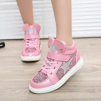 New Autumn Girls Shoes Pu Leather Ankle Boots Sequins Cartoon Warm Short Children's Shoes Flat Kids Fashion Shoes Pink Gold
New Autumn Girls Shoes Pu Leather Ankle Boots Sequins Cartoon Warm Short Children's Shoes Flat Kids Fashion Shoes Pink Gold