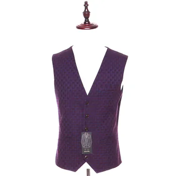 New Mens Casual Vest Purple Plaid Pattern Wool Casual Wedding Tuxedo Formal Business Blazer Waistcoat Prom Party Chalecos Hombre
New Mens Casual Vest Purple Plaid Pattern Wool Casual Wedding Tuxedo Formal Business Blazer Waistcoat Prom Party Chalecos Hombre