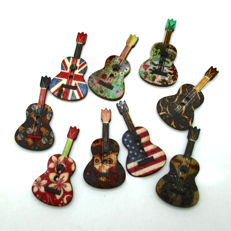 50pc Mixed Guitar Sewing Wooden Buttons For Clothes Knitting Needles Crafts Scrapbooking DIY Fabric Needlework Accessories
50pc Mixed Guitar Sewing Wooden Buttons For Clothes Knitting Needles Crafts Scrapbooking DIY Fabric Needlework Accessories