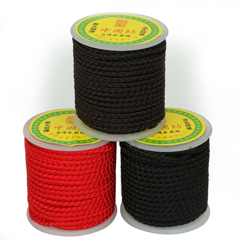 Terylene Cord Chinese Knot Black/Brown/Red Color String Cord 4mm Dia, 12 Yard/Roll For DIY Handicraft Tool Hand Stitching Thread
Terylene Cord Chinese Knot Black/Brown/Red Color String Cord 4mm Dia, 12 Yard/Roll For DIY Handicraft Tool Hand Stitching Thread