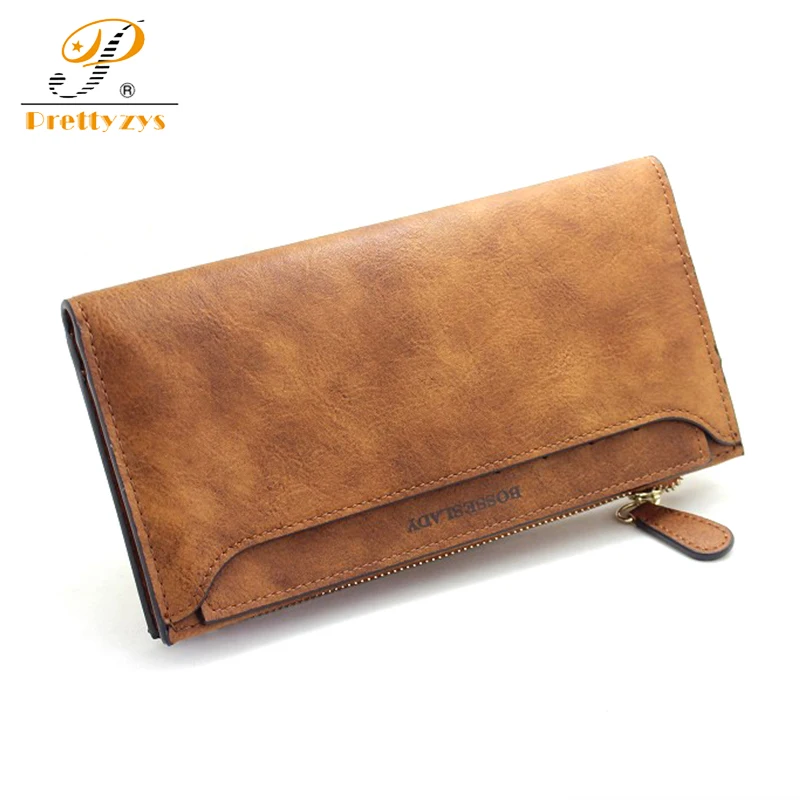 Long Women Large Wallet Female Ladies Handy Leather Coin Purses Card Holders Perse Fashion Vintage Mobile Phone Money Bag Gifts | Багаж и