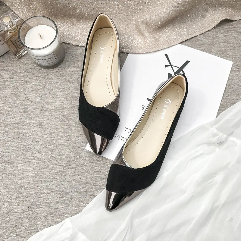 2019 new spring and autumn fashion wild low-heeled flat short with pointed shallow mouth women's shoes
2019 new spring and autumn fashion wild low-heeled flat short with pointed shallow mouth women's shoes