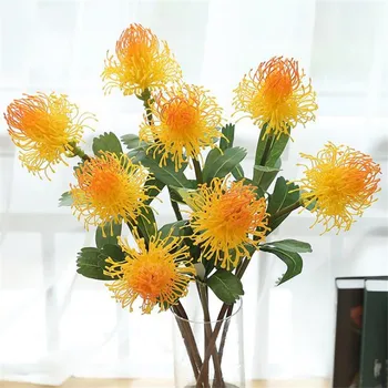 24Pcs Plastic Flower Simulation Leucospermum cordifolium Flowers five colors for Wedding Showcase Decorative Flowers
24Pcs Plastic Flower Simulation Leucospermum cordifolium Flowers five colors for Wedding Showcase Decorative Flowers