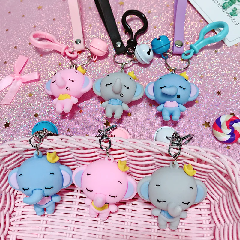 Creative Anime Baby Elephant Keychain Women Girls Cute Bag Pendant Key Chains Animal Trinkets for Car Keyrings Jewelry
Creative Anime Baby Elephant Keychain Women Girls Cute Bag Pendant Key Chains Animal Trinkets for Car Keyrings Jewelry