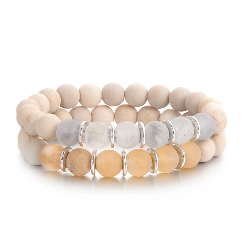 Ethnic Matte Pink Stone Bead Bracelets Vintage Silver Charm Bracelet for Men Women Friendship Jewelry Pulseira Masculina
Ethnic Matte Pink Stone Bead Bracelets Vintage Silver Charm Bracelet for Men Women Friendship Jewelry Pulseira Masculina