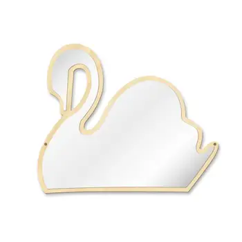 Swan Bird Acrylic Wall Mirror With Wooden Back Cygnets for Crafting and Decorative Use Nursery Kids Girls Room Wall Hanging
Swan Bird Acrylic Wall Mirror With Wooden Back Cygnets for Crafting and Decorative Use Nursery Kids Girls Room Wall Hanging