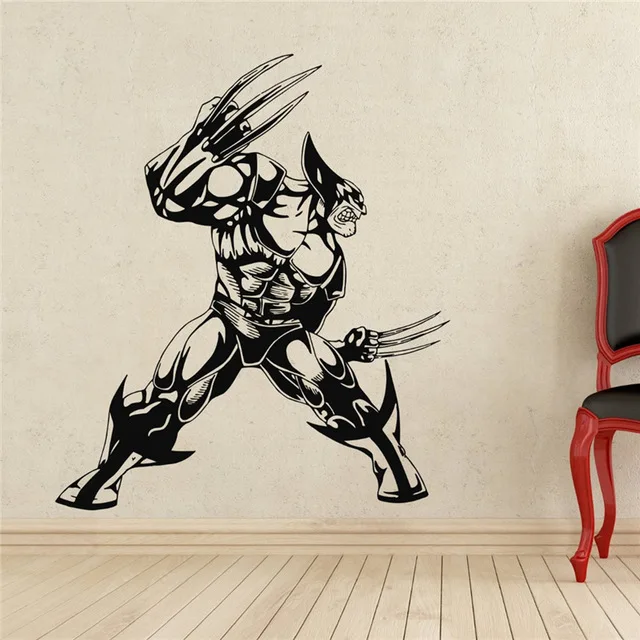 New arrival Free shipping diy wallpaper Wolverine Wall Decal Superhero Vinyl Sticker Wall Decor Removable Waterproof Decal
New arrival Free shipping diy wallpaper Wolverine Wall Decal Superhero Vinyl Sticker Wall Decor Removable Waterproof Decal
