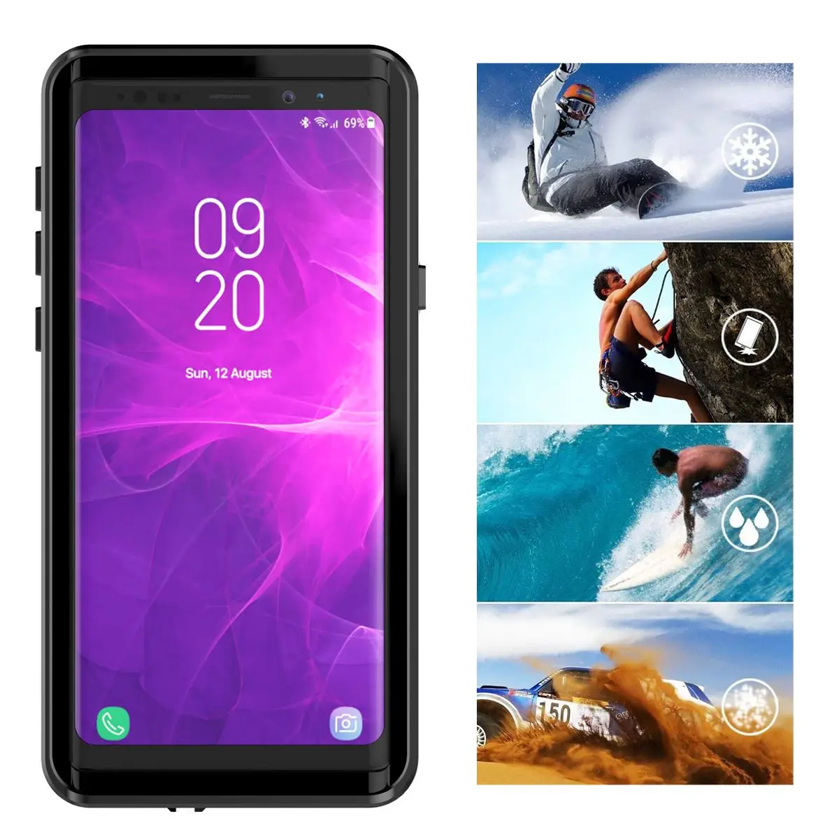 IP68 Water Proof Case Cover For Samsung Galaxy Note 9 WaterProof Full Protect Underwater Diving Anti-knock Fundas
IP68 Water Proof Case Cover For Samsung Galaxy Note 9 WaterProof Full Protect Underwater Diving Anti-knock Fundas