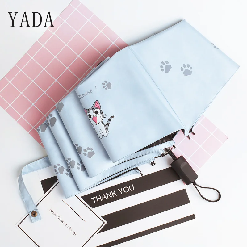 YADA High Quality Cartoon Cats Umbrella Rain Women Animal Cat Claw Umbrella For Women Windproof Manual Folding Umbrellas YS659
YADA High Quality Cartoon Cats Umbrella Rain Women Animal Cat Claw Umbrella For Women Windproof Manual Folding Umbrellas YS659