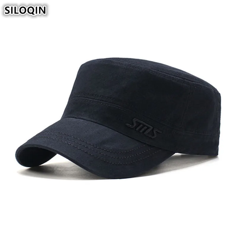 SILOQIN Adult Men's Flat Cap Simple Cotton Vintage army Military Hats For Men Adjustable Size Trucker Hat Snapback Dad Caps
SILOQIN Adult Men's Flat Cap Simple Cotton Vintage army Military Hats For Men Adjustable Size Trucker Hat Snapback Dad Caps