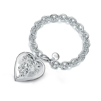 Latest Design 925 SilverSilve Classic Fine Jewelry Vintage Photo Locket Bracelet & Bangles For Woman Wholesale
Latest Design 925 SilverSilve Classic Fine Jewelry Vintage Photo Locket Bracelet & Bangles For Woman Wholesale