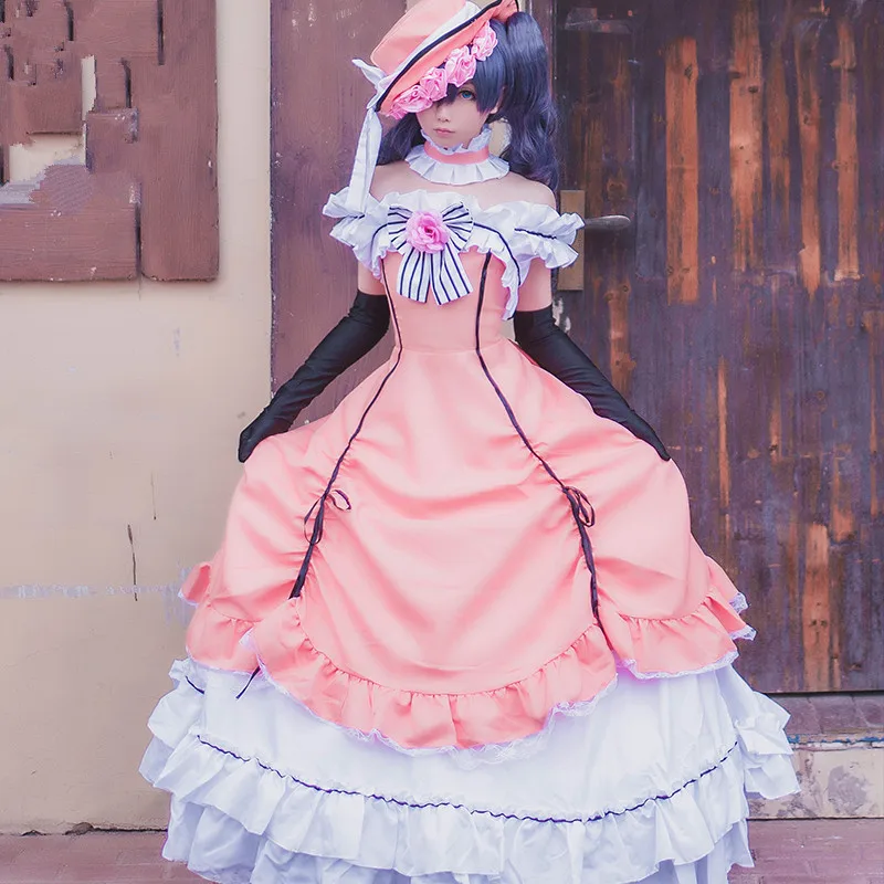 High Quality Cosplay Costume Anime Black Butler Cos Ciel Phantomhive Cos Halloween Party Luxury Vintage Court Dress Costume
High Quality Cosplay Costume Anime Black Butler Cos Ciel Phantomhive Cos Halloween Party Luxury Vintage Court Dress Costume
