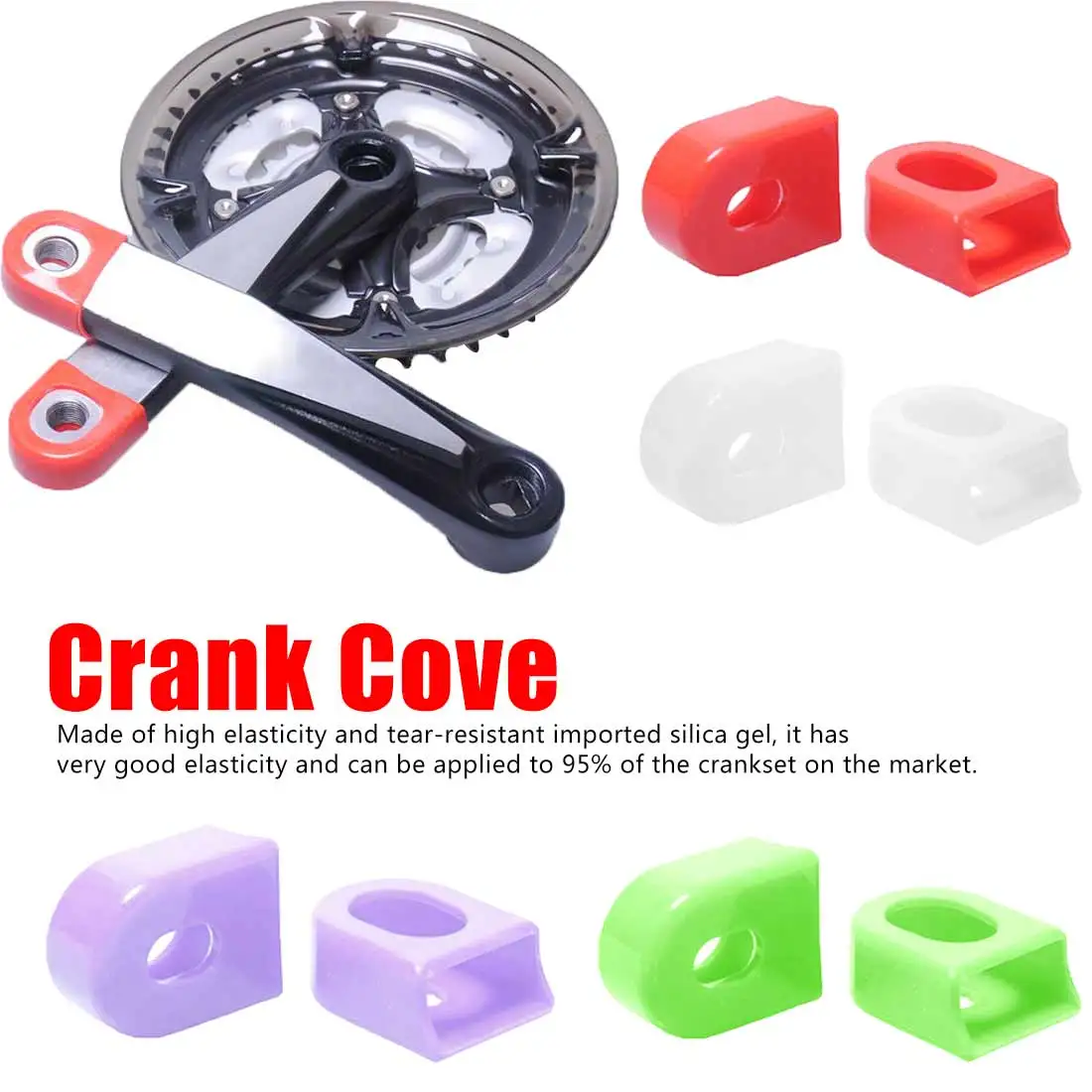 Bicycle Accessories Mountain Bike Carbon Fiber Fixed bicycle spare parts Silicone sleeve for bicycle Crank protective sleeve
Bicycle Accessories Mountain Bike Carbon Fiber Fixed bicycle spare parts Silicone sleeve for bicycle Crank protective sleeve