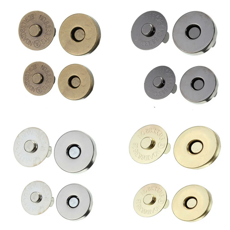 10set/Pack 14mm/18mm Strong Magnetic snap fasteners Clasps Buttons For Handbag purse wallet
10set/Pack 14mm/18mm Strong Magnetic snap fasteners Clasps Buttons For Handbag purse wallet