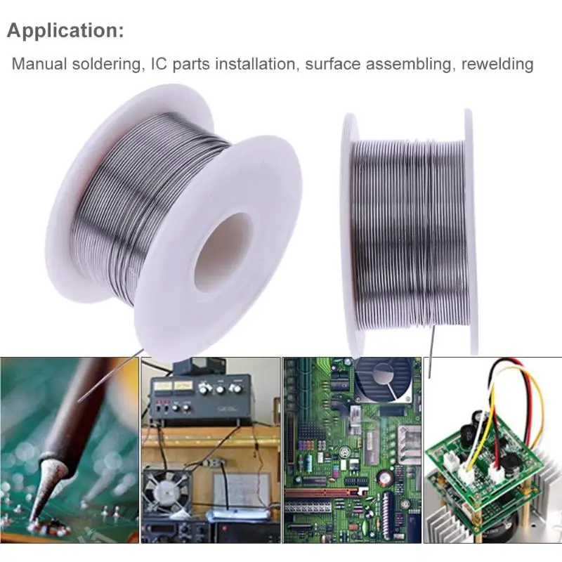 1pc 50g/150g Tin Lead Core Solder Soldering Wire SMD Welding Rework Repair Precise 0.3mm 0.4mm 0.5mm 0.6mm Soldering Wire
1pc 50g/150g Tin Lead Core Solder Soldering Wire SMD Welding Rework Repair Precise 0.3mm 0.4mm 0.5mm 0.6mm Soldering Wire