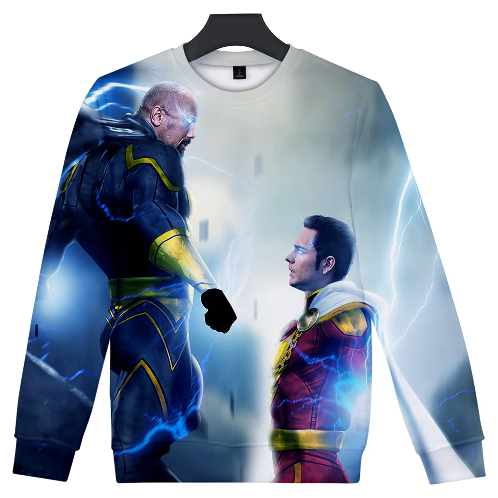 2019 Hot hero movie Shazam Streetwear Sweatshirt Men O-Neck Long Sleeves Cotton Harajuku Print Sweatshirt Spring Clothing
2019 Hot hero movie Shazam Streetwear Sweatshirt Men O-Neck Long Sleeves Cotton Harajuku Print Sweatshirt Spring Clothing