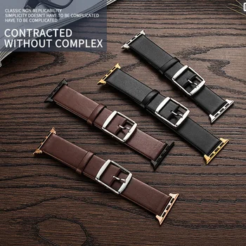 MEIKANGHUI Brand Wrist Watch Band Leather Strap for 38/42mm Apple Watch iwatch straps series 3 2 1 Loop Belt Strap Replacement
MEIKANGHUI Brand Wrist Watch Band Leather Strap for 38/42mm Apple Watch iwatch straps series 3 2 1 Loop Belt Strap Replacement