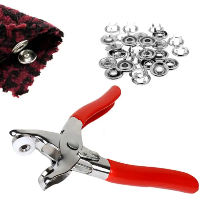 Quality Fastener Snap Pliers Prong Ring Craft Studs Press Fixing Tool For 9.5mm Button
Quality Fastener Snap Pliers Prong Ring Craft Studs Press Fixing Tool For 9.5mm Button