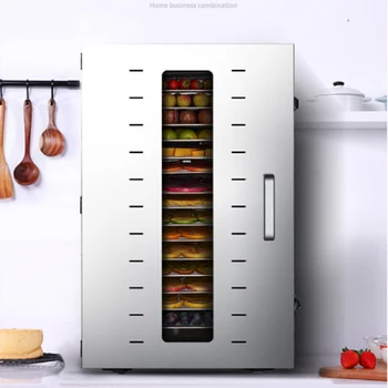 16 layers Large fruit air dryer 40°C-90°C degree adjustable temperature electric dehydrator meat food dehydration machine
16 layers Large fruit air dryer 40°C-90°C degree adjustable temperature electric dehydrator meat food dehydration machine