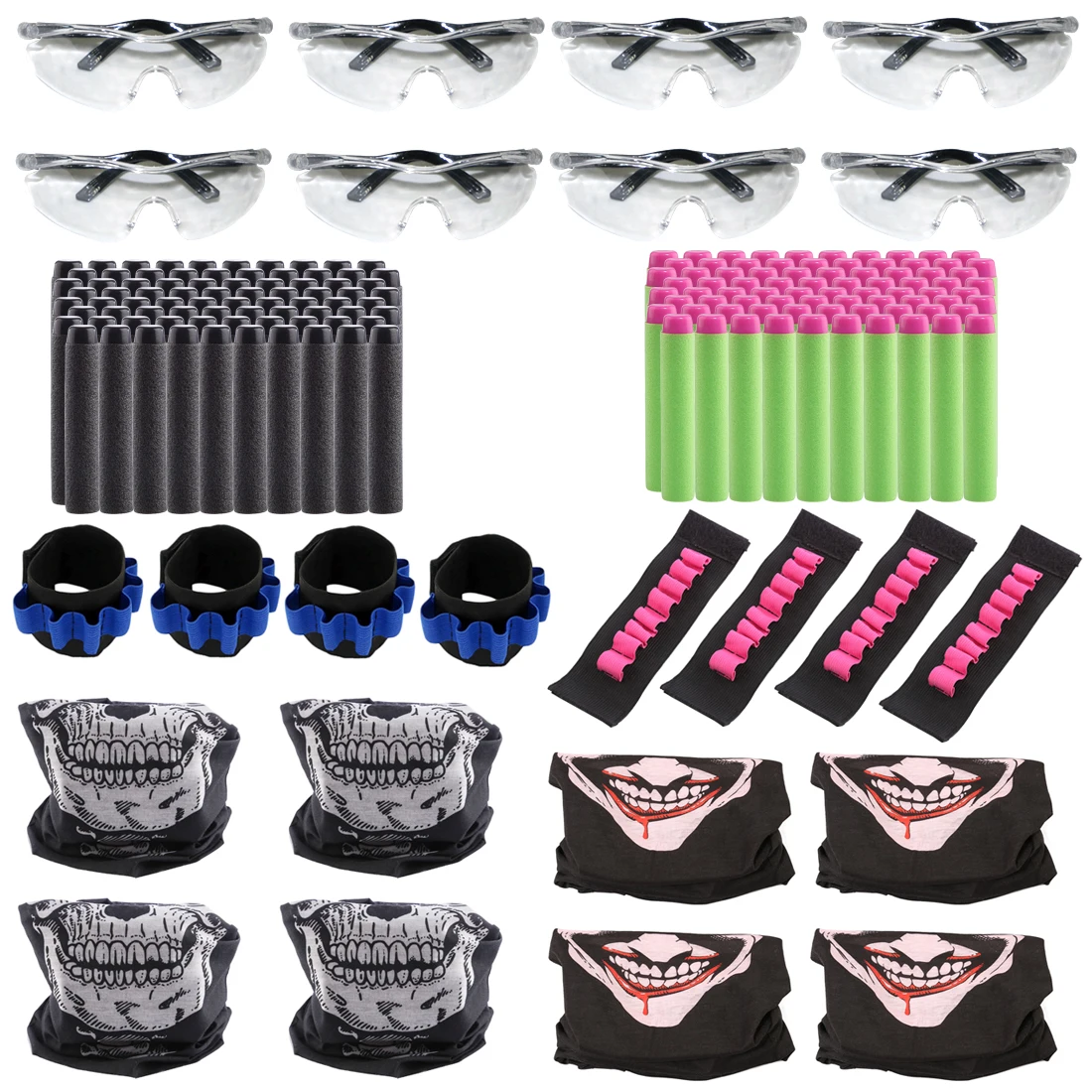 8 Kids Breathable Tactical Equipment Party Suppliers for for Nerf Nstrike Elite Bullet Wristband Mask for Nerf CS Battle Cosplay
8 Kids Breathable Tactical Equipment Party Suppliers for for Nerf Nstrike Elite Bullet Wristband Mask for Nerf CS Battle Cosplay