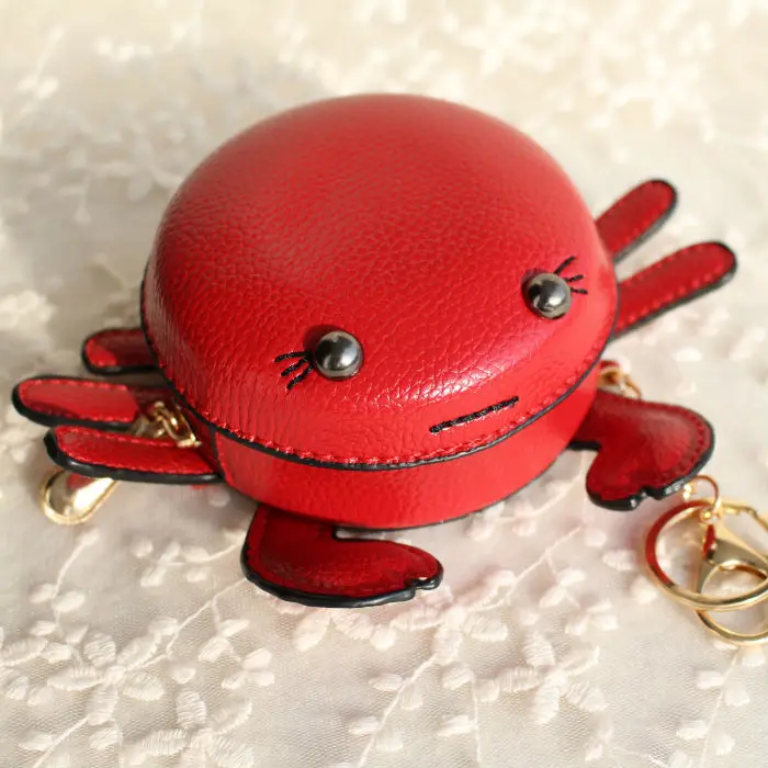 Famous Brand Funny Cute Crab PU Leather Mini Coin Purse Keychain Car Key Case Wallet Key Chain Women Bag Pendant Backpack Charm
Famous Brand Funny Cute Crab PU Leather Mini Coin Purse Keychain Car Key Case Wallet Key Chain Women Bag Pendant Backpack Charm