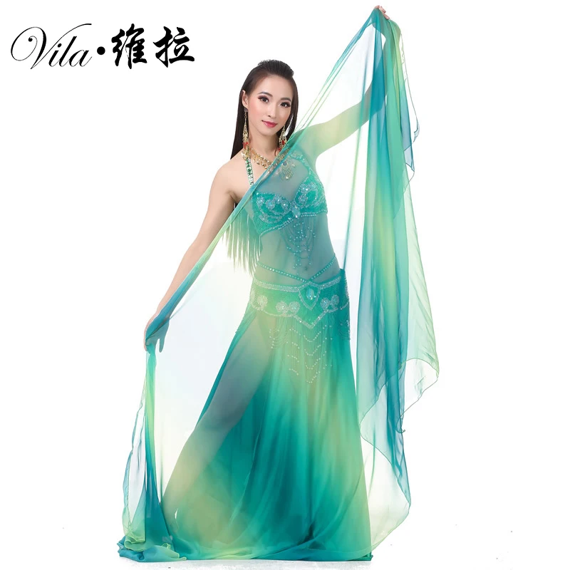 Customized Belly Dance Silk Veils 250x120CM Hand Thrown Scarf Shawl Multi-color Gradient finish Veil Free Shipping
Customized Belly Dance Silk Veils 250x120CM Hand Thrown Scarf Shawl Multi-color Gradient finish Veil Free Shipping