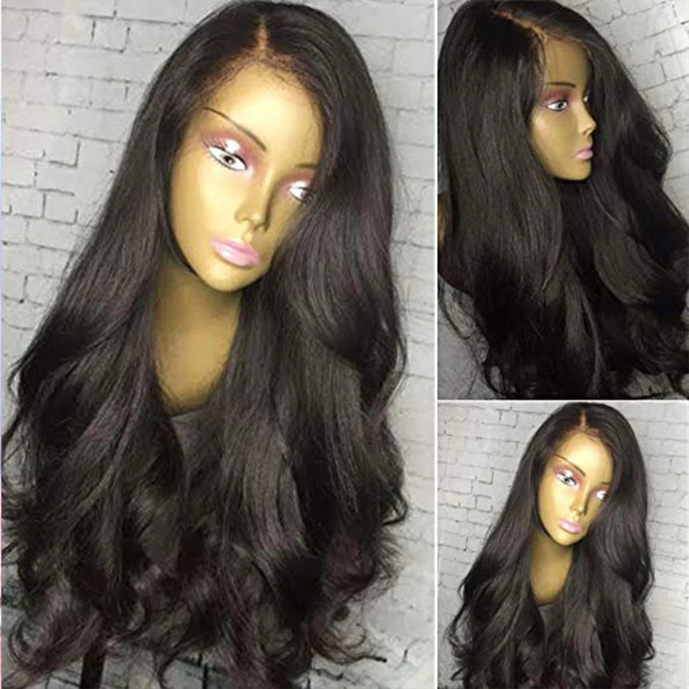 Simbeauty Natural color Wavy Lace Front Human Hair Wig Glueless Brazilian Virgin With Baby Hair Pre Plucked Full Lace wig
Simbeauty Natural color Wavy Lace Front Human Hair Wig Glueless Brazilian Virgin With Baby Hair Pre Plucked Full Lace wig