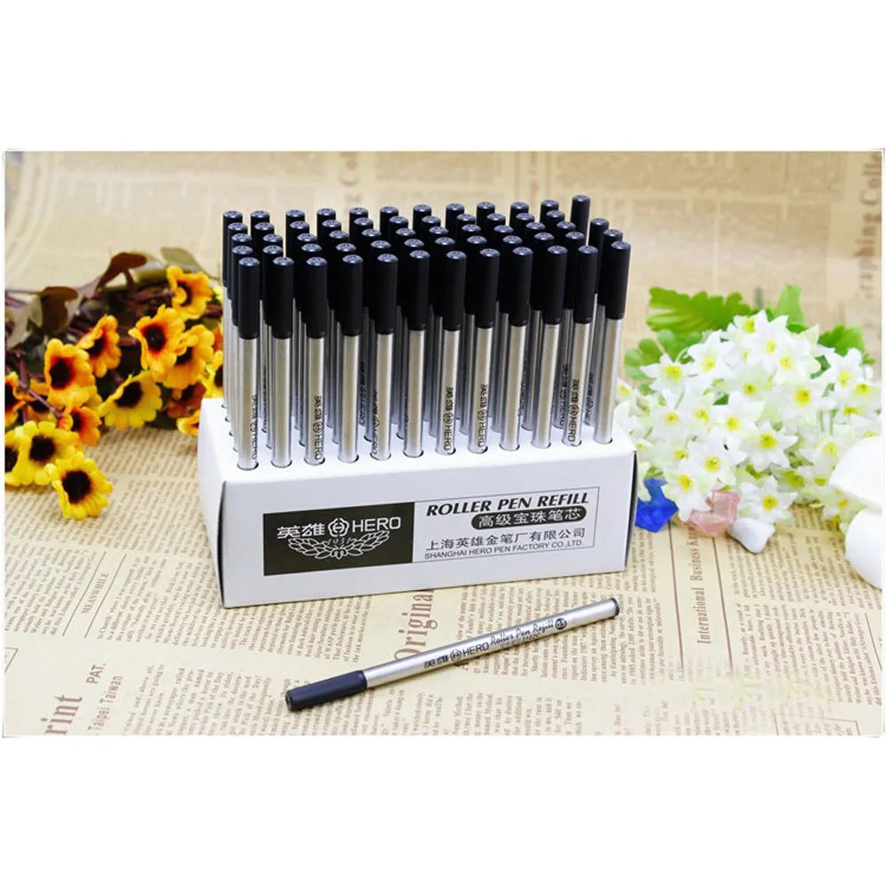 Lot 10pcs 0.5MM Black Ink Fine Stainless Steel Refill For Jinhao Baoer Hero Roller Ball RollerBall Pen Refills
Lot 10pcs 0.5MM Black Ink Fine Stainless Steel Refill For Jinhao Baoer Hero Roller Ball RollerBall Pen Refills