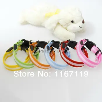 Wholesale 100pcs/lot Free Shipping Hot sale Safety LED Dog Flashing Collar glowing in the dark dog decoration puppy dog medium
Wholesale 100pcs/lot Free Shipping Hot sale Safety LED Dog Flashing Collar glowing in the dark dog decoration puppy dog medium
