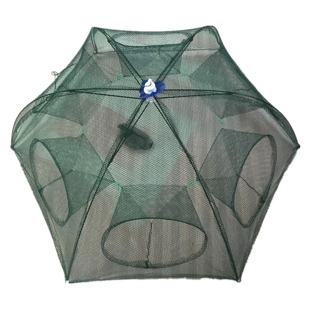 Peche Multiple Holes Foldable Nylon Automatic Fishing Net Shrimp Cage Crab Fish Trap Cast Net Cast Mesh Folding Fishing Network
Peche Multiple Holes Foldable Nylon Automatic Fishing Net Shrimp Cage Crab Fish Trap Cast Net Cast Mesh Folding Fishing Network