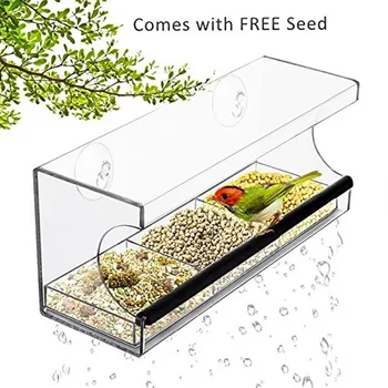 Transparent Pet Bird Feeder Bird Cage Acrylic Bird House Clear Ceiling Window Absorption Installation
Transparent Pet Bird Feeder Bird Cage Acrylic Bird House Clear Ceiling Window Absorption Installation