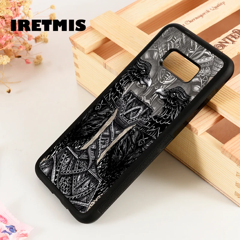 Iretmis S3 S4 S5 phone case for Samsung Galaxy S6 S7 S8 S9 edge plus Note 3 4 5 8 9 Viking Thors hammer thunder god crow odin
Iretmis S3 S4 S5 phone case for Samsung Galaxy S6 S7 S8 S9 edge plus Note 3 4 5 8 9 Viking Thors hammer thunder god crow odin