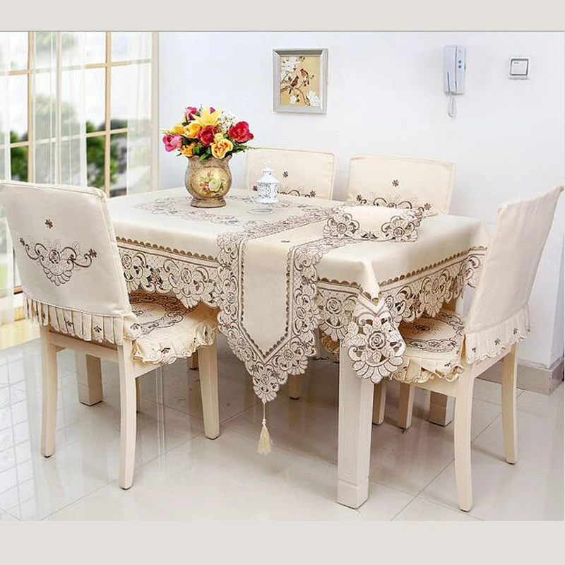 Home Hotel Dining/Wedding White Embroidery Table Cloth With Lace Jacquard Floral Cutwork Rectangular Tablecloths To Table Covers
Home Hotel Dining/Wedding White Embroidery Table Cloth With Lace Jacquard Floral Cutwork Rectangular Tablecloths To Table Covers