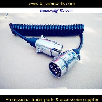 curly cable, spiral cable, coiled cable, 3m, 2 x 7 pin 12V alu. trailer plugs for trailers, trailer parts
curly cable, spiral cable, coiled cable, 3m, 2 x 7 pin 12V alu. trailer plugs for trailers, trailer parts