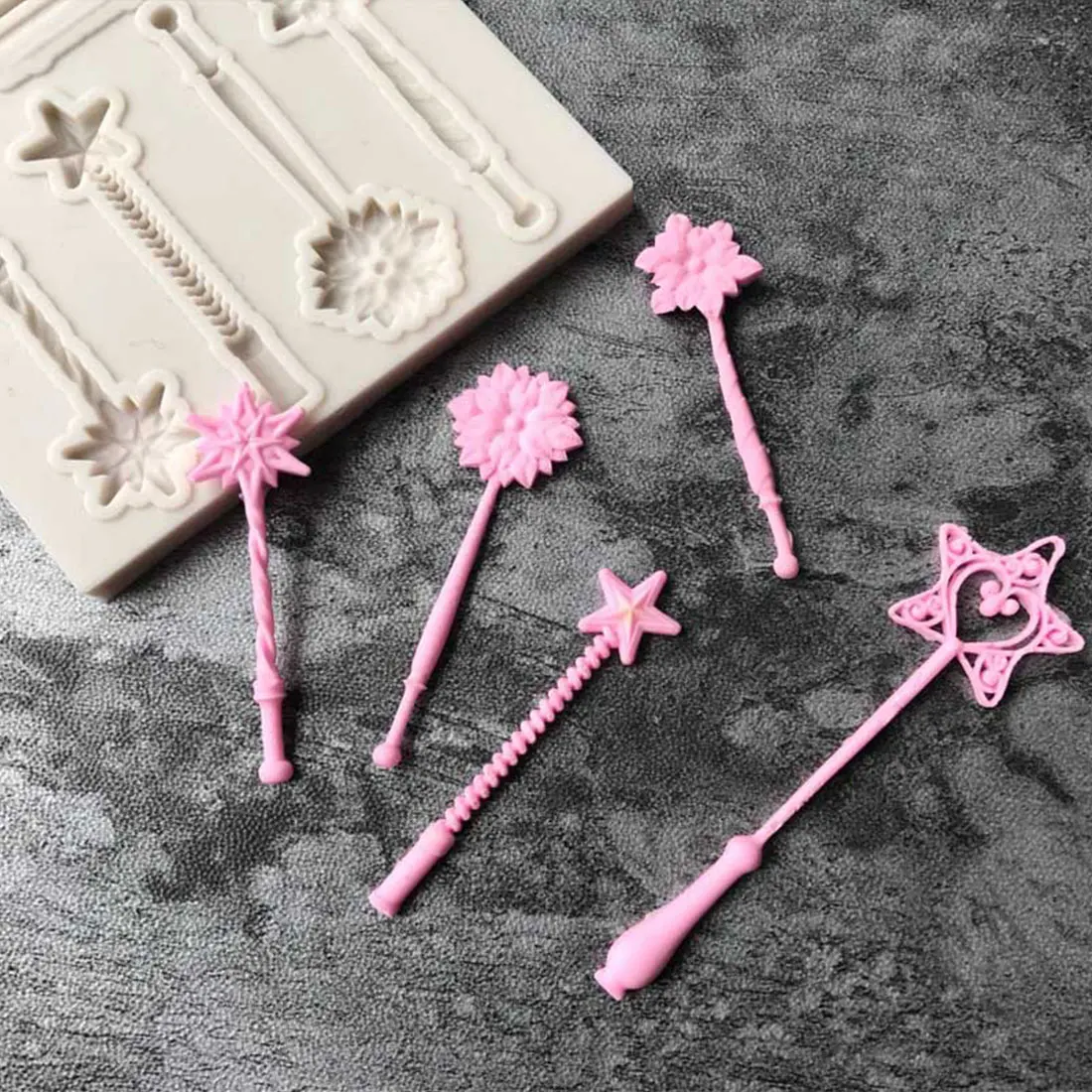 Useful Star Stick Shaped Silicone Cake Decorating Mold Cake Tool Sugarcraft Mold Pastry Tool
Useful Star Stick Shaped Silicone Cake Decorating Mold Cake Tool Sugarcraft Mold Pastry Tool