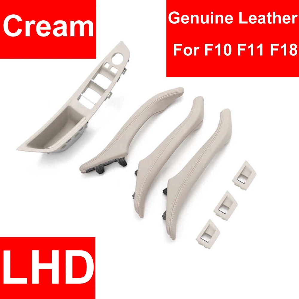 Genuine Leather Left Hand Drive LHD For BMW 5 series F10 F11 F18 Cream Car Interior Door Handle Inner Panel Pull Trim Cover Arm
Genuine Leather Left Hand Drive LHD For BMW 5 series F10 F11 F18 Cream Car Interior Door Handle Inner Panel Pull Trim Cover Arm